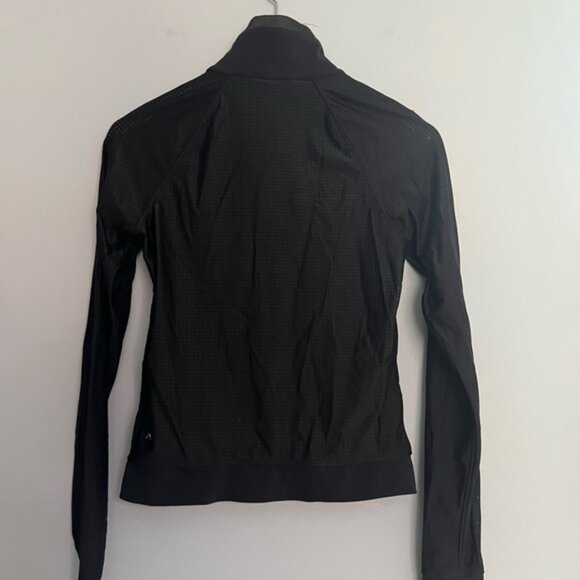 Lululemon Moto Style Mesh Jacket Black Size 4 - Picture 3 of 7